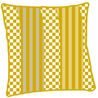 Kente Bi-Line Cushion Template